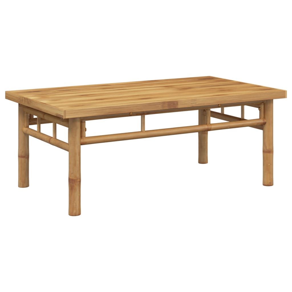 Mesa de centro Canarias para exterior bambú 35x90x50 cm