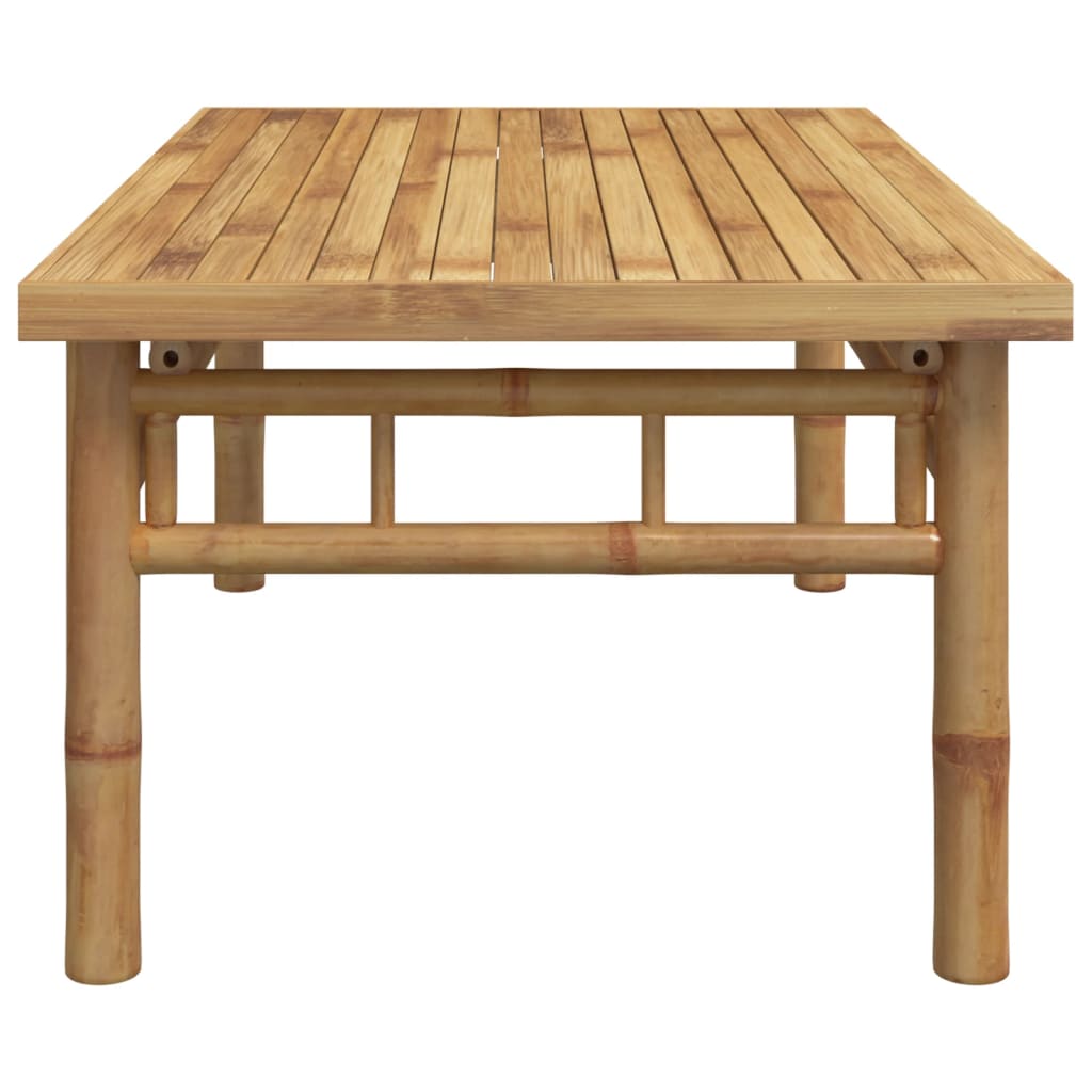 Mesa de centro Canarias para exterior bambú 35x90x50 cm