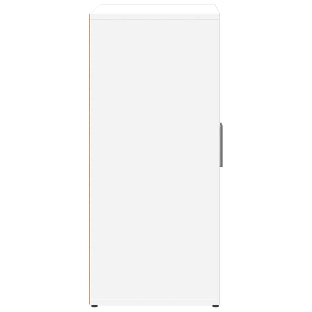 Aparador Rimma doble puerta con estante blanco 70x60x31 cm