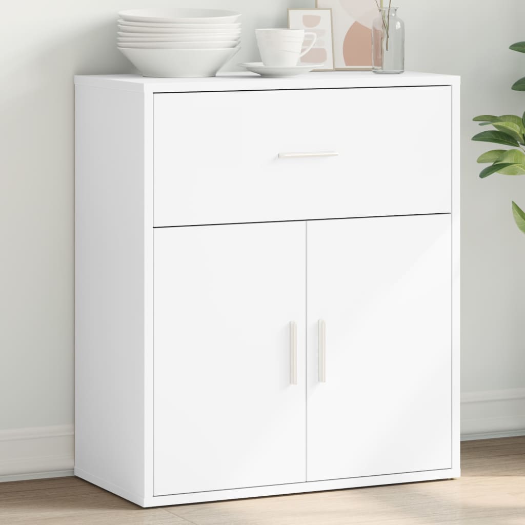 Aparador Sonno armario + cajón blanco 70x60x31 cm