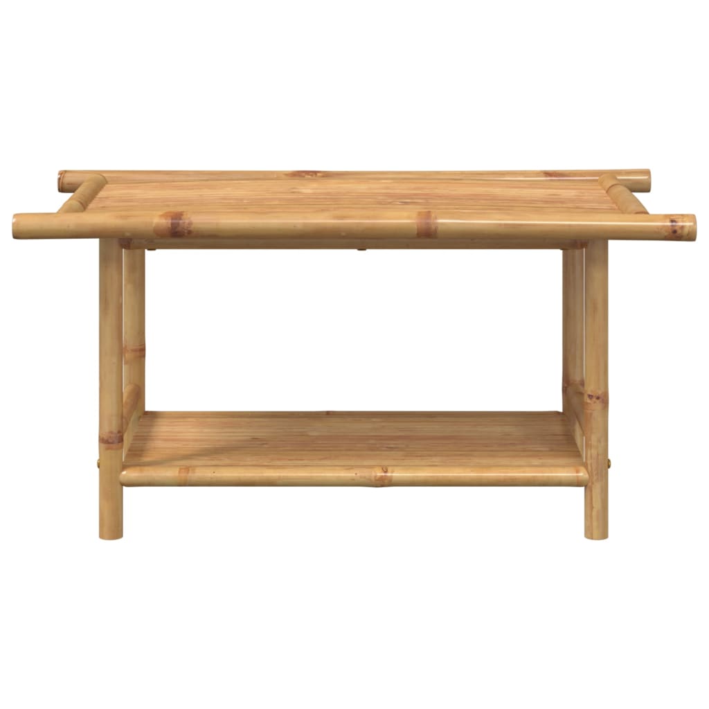 Mesa de centro Force estante inferior bambú 45x90x50 cm
