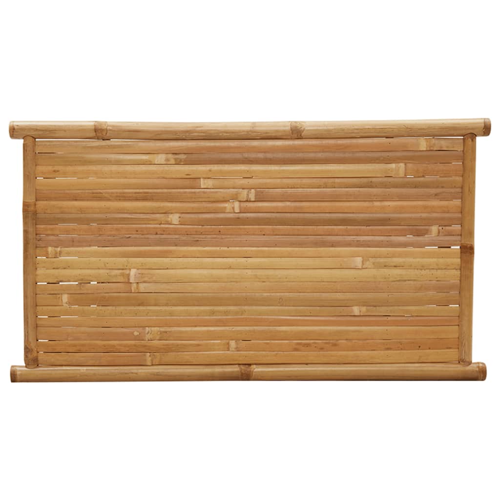 Mesa de centro Force estante inferior bambú 45x90x50 cm