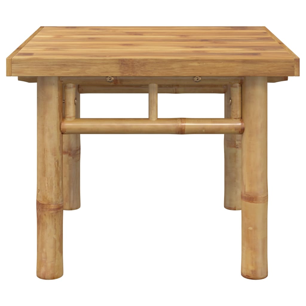 Mesa de centro Mango para exterior bambú 35x45x45 cm