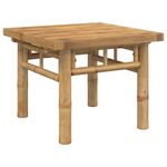 Mesa de centro Mango para exterior bambú 35x45x45 cm