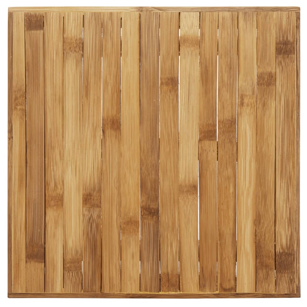 Mesa de centro Mango para exterior bambú 35x45x45 cm
