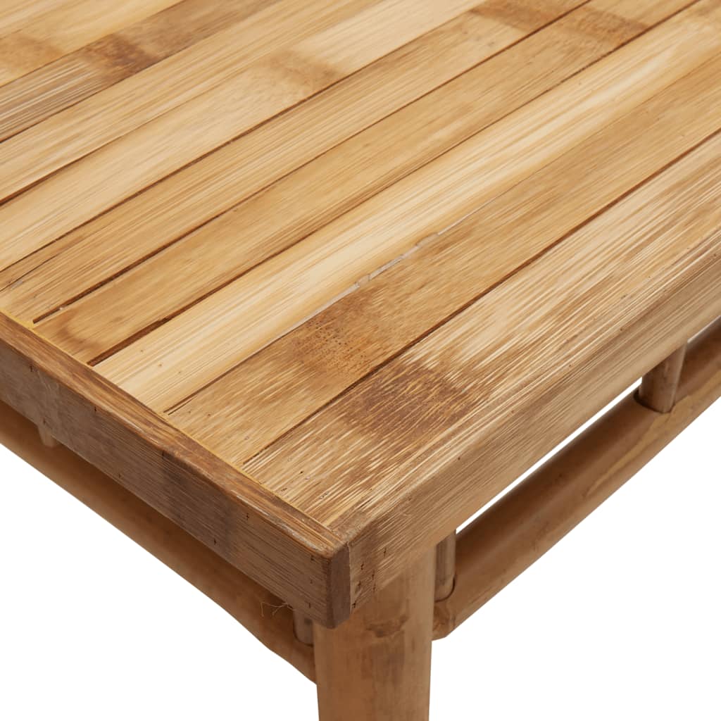 Mesa de centro Mango para exterior bambú 35x45x45 cm