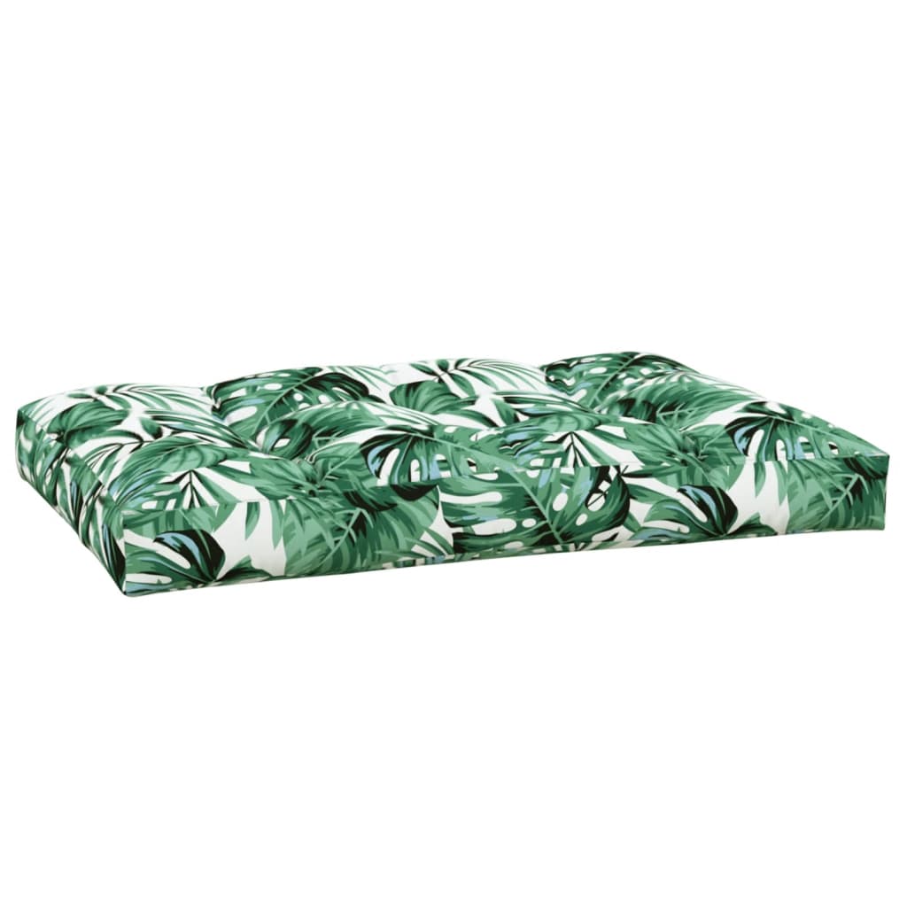 Cojín para asiento exterior acolchado verde 12x120x80 cm
