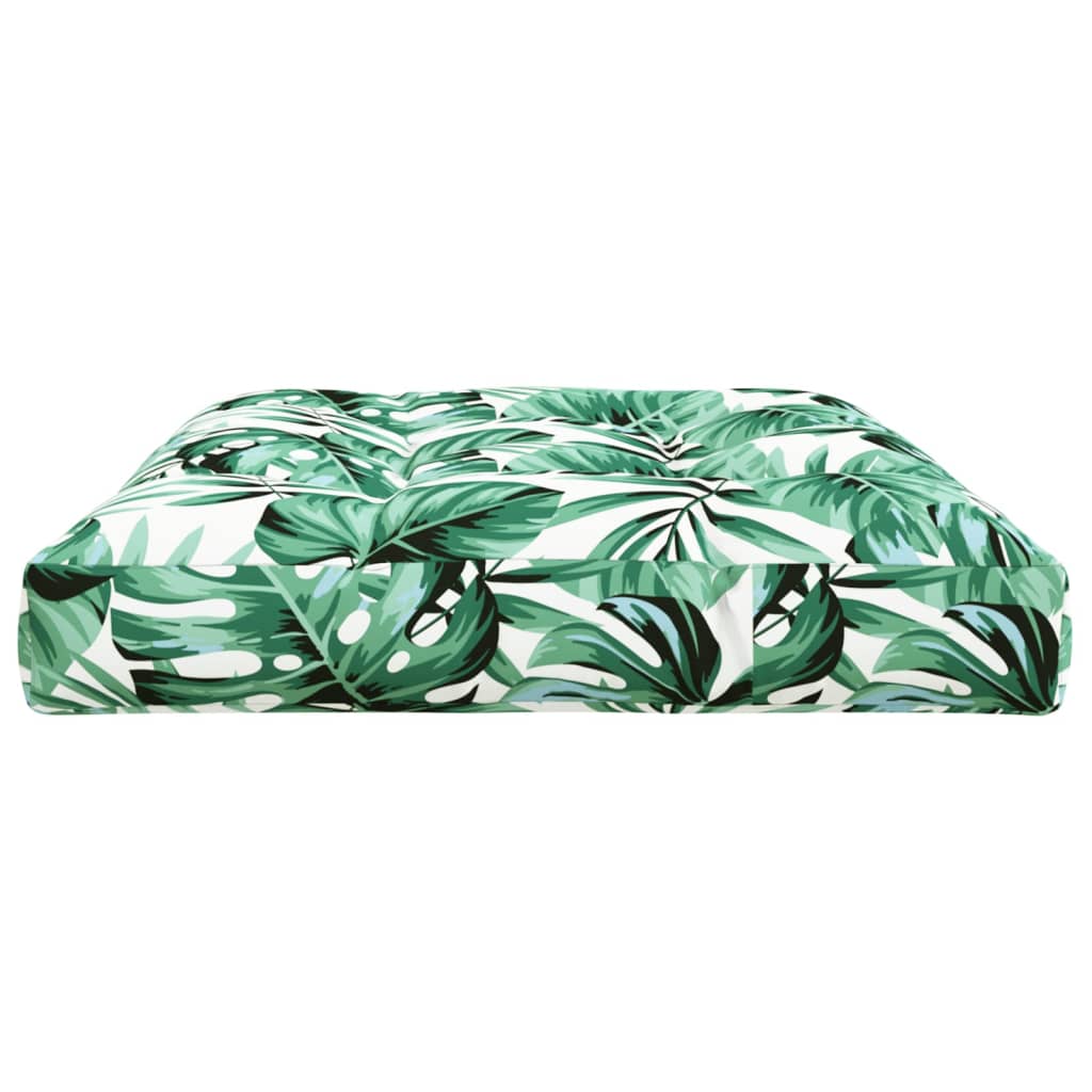 Cojín para asiento exterior acolchado verde 12x120x80 cm