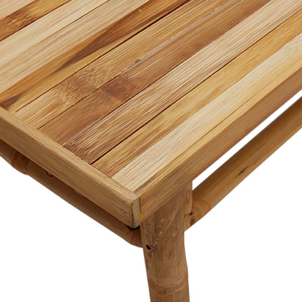 Mesa de centro Tabú para exterior bambú 35x70x40 cm
