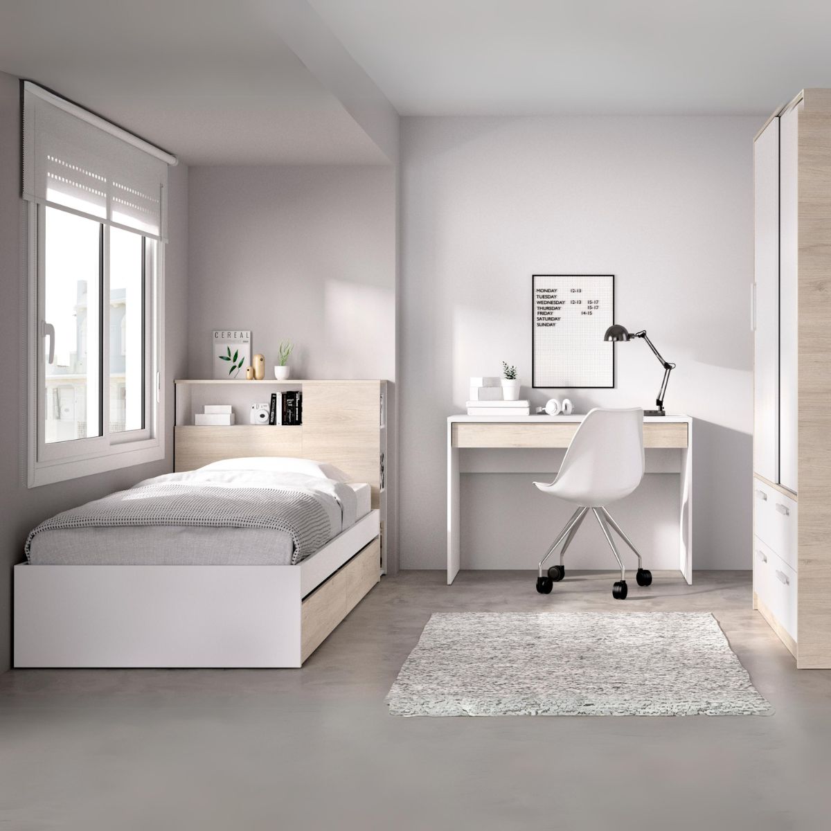 Conjunto-de-dormitorio-Ten-Pack-6-cama---escritorio---armario-blanco-natural-fondo-animado
