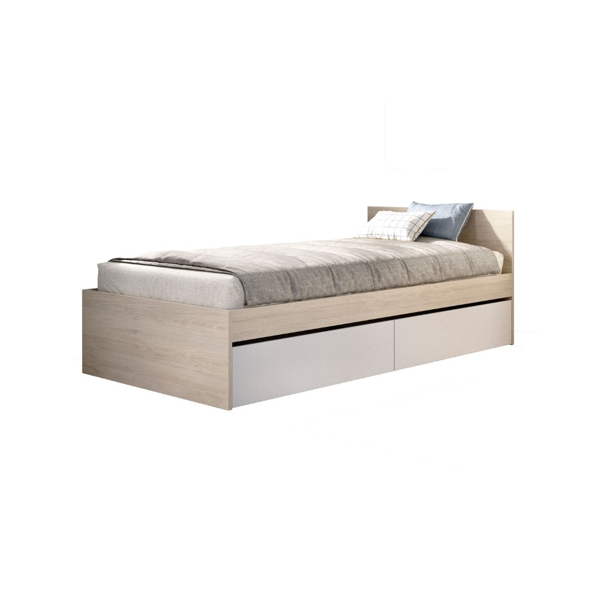 Conjunto-de-dormitorio-Top-Pack-1-cama---armario-blanco-natural-