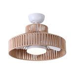 Ventilador de techo Wire Sulion diseño Boho luz LED natural Ø51 cm