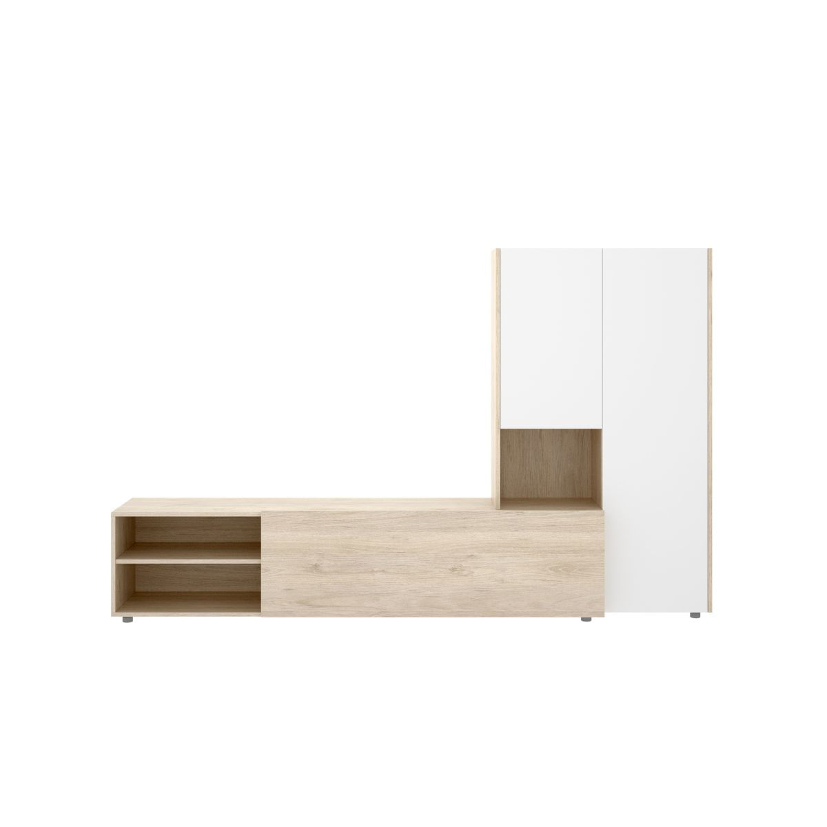 Composicion-de-salon-Kei-mueble-bajo---modulo-lateral-blanco-natural-227-cm