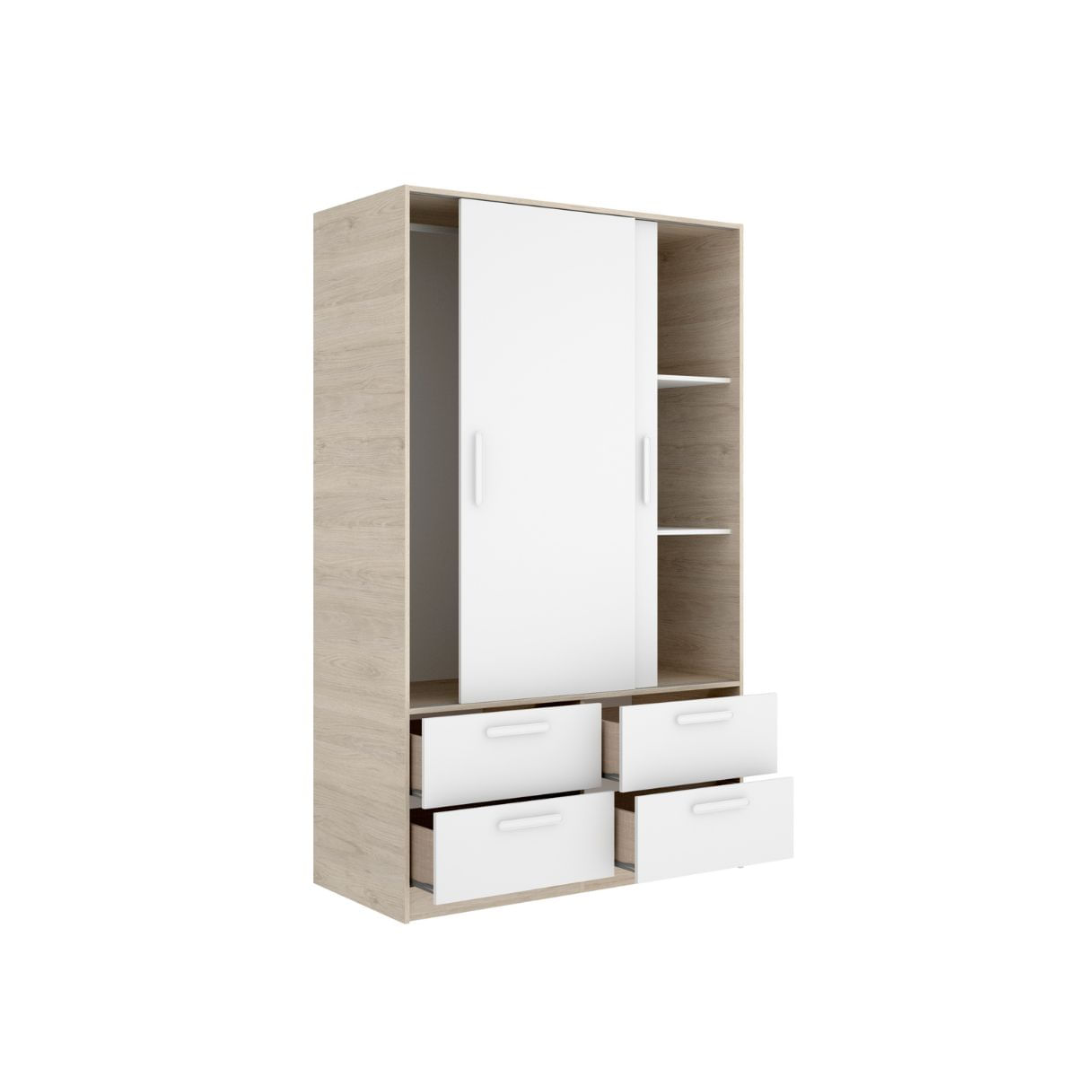 Conjunto-de-dormitorio-Pack-Lusa-cabecero---2-mesitas---armario-blanco-natural--armario