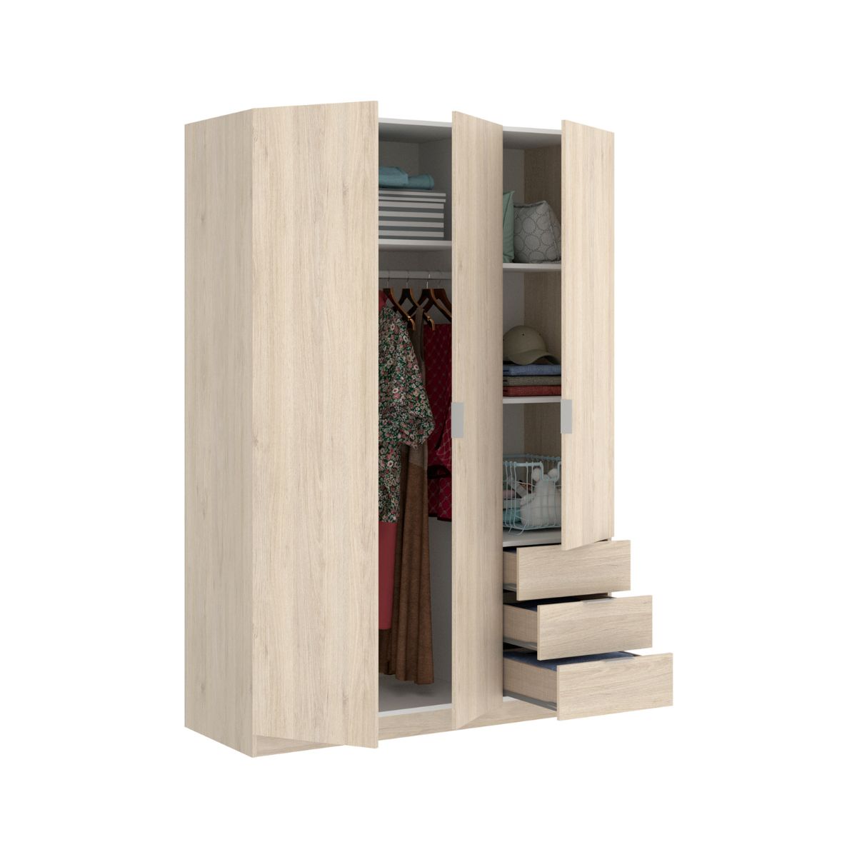 Conjunto-de-dormitorio-Pack-Astra-cabecero---2-mesitas---armario-blanco-natural-