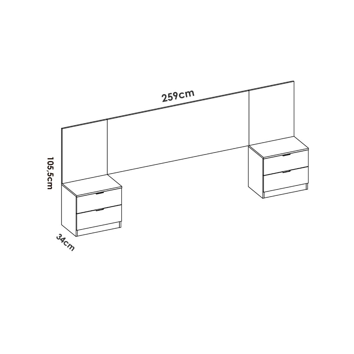Conjunto-de-dormitorio-Pack-Loma-cabecero---2-mesitas---comoda-blanco-natural-cabecero
