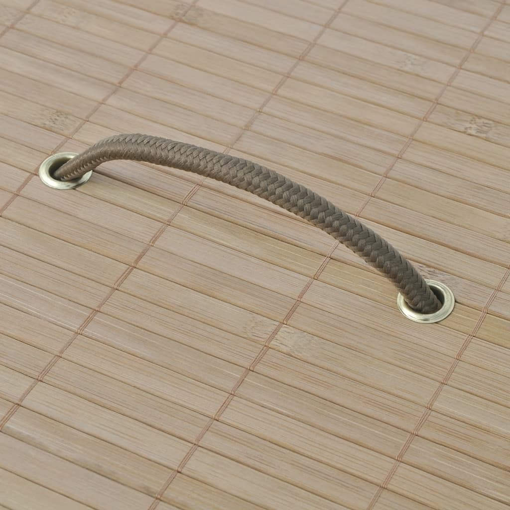 Cesto de ropa sucia Gama plegable con asas natural Ø35x60 cm