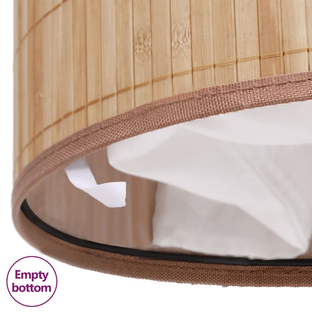 Cesto de ropa sucia Gama plegable con asas natural Ø35x60 cm