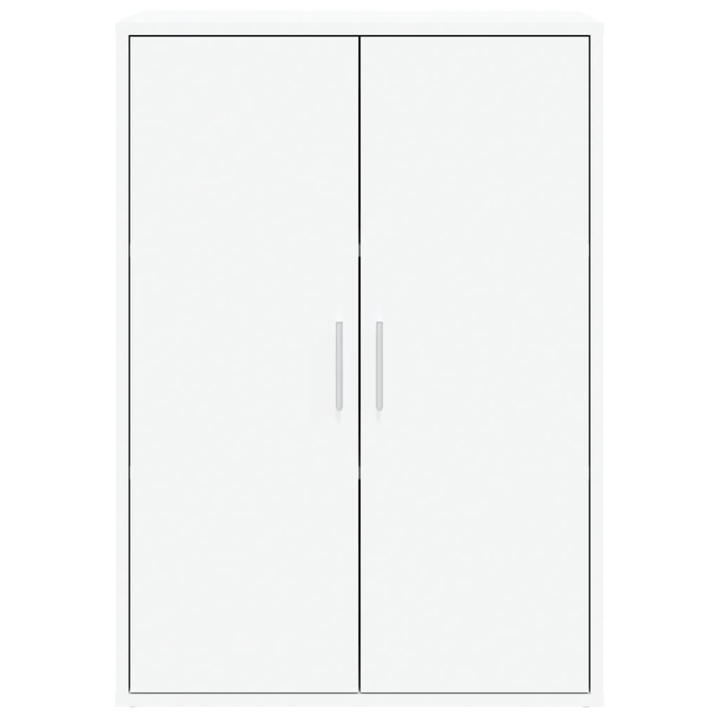 Aparador Trípoli 2 puertas + 2 estantes blanco 84x60x31 cm
