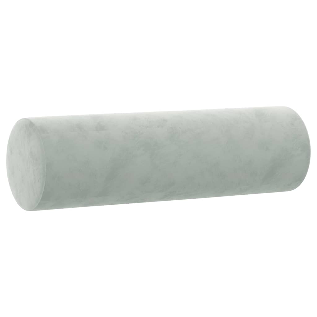 Sofá Latitud 3 plazas con cojines gris claro 80x180x77 cm