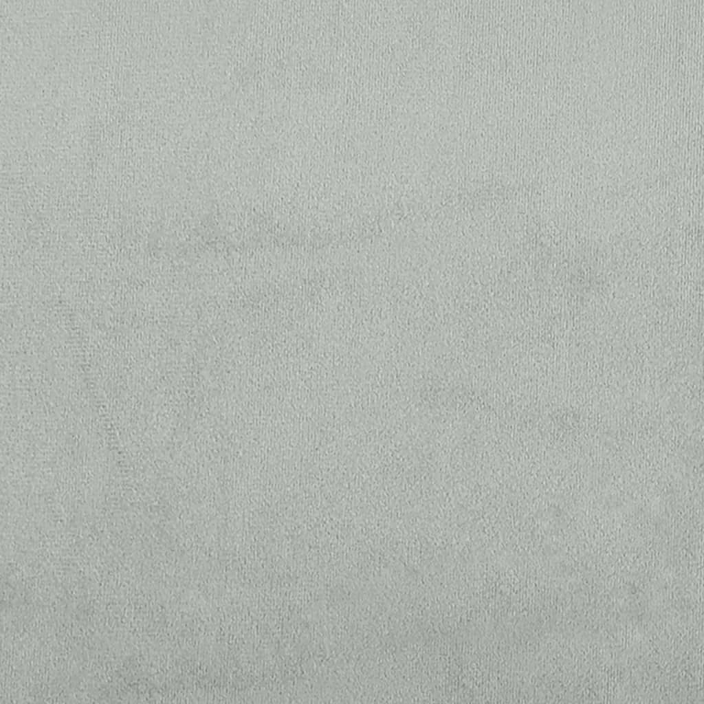 Sofá Latitud 3 plazas con cojines gris claro 80x180x77 cm