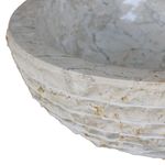 Lavabo Neptuno mármol crema Ø40x15 cm