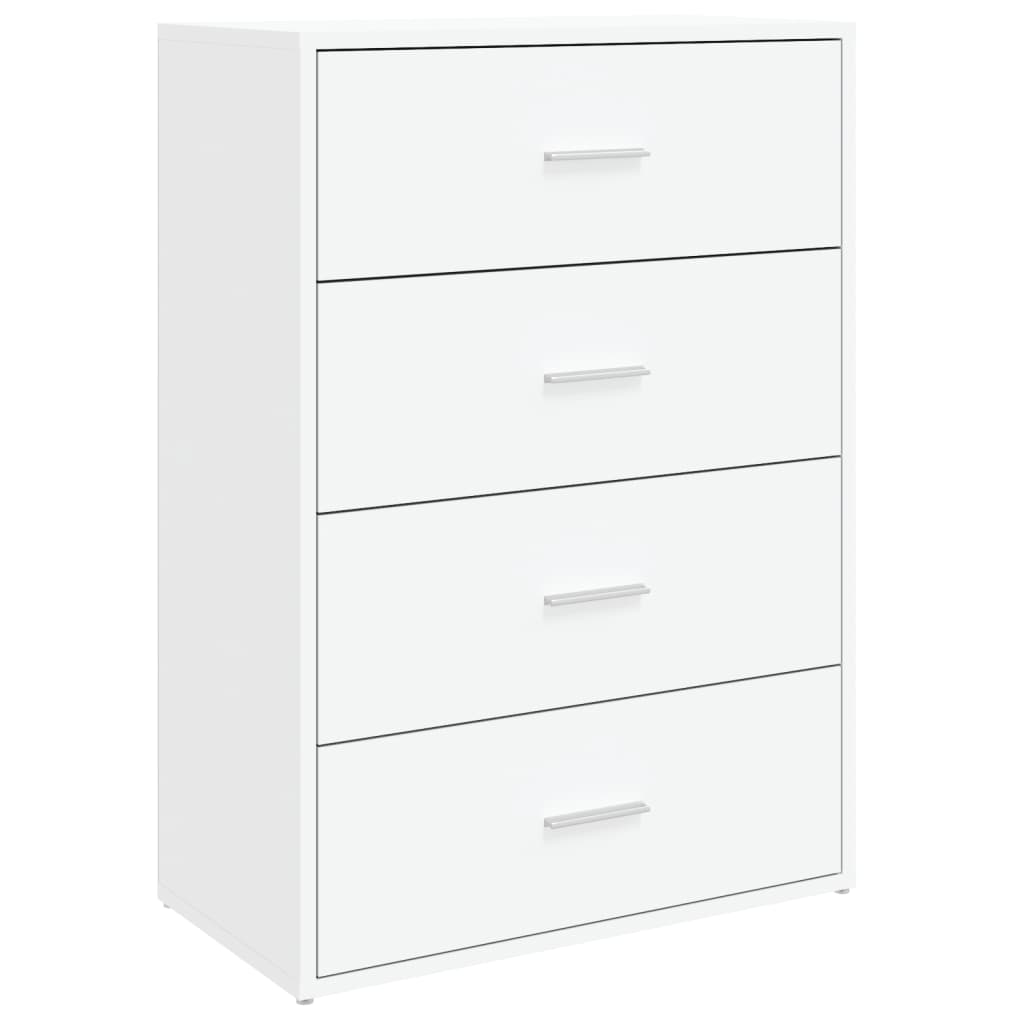 Aparador Soma 4 cajones blanco 84x60x31 cm