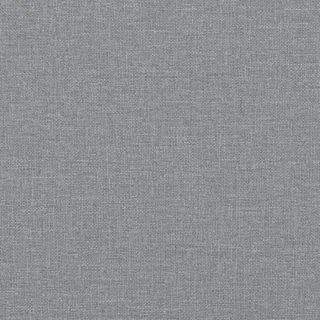 Sofá Costa 3 plazas con cojines gris claro 80x180x77 cm