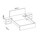 Conjunto-de-dormitorio-Lago-cama---2-mesitas-blanco-100x259x195-cm-medidas