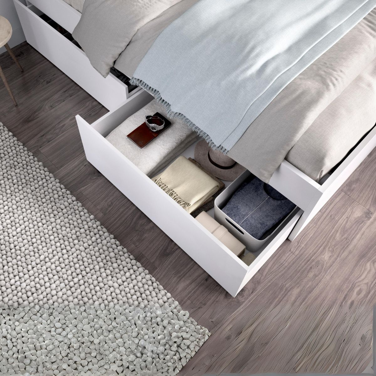 Cama-Lago-cabecero---4-cajones-blanco-100x1485x1955-cm