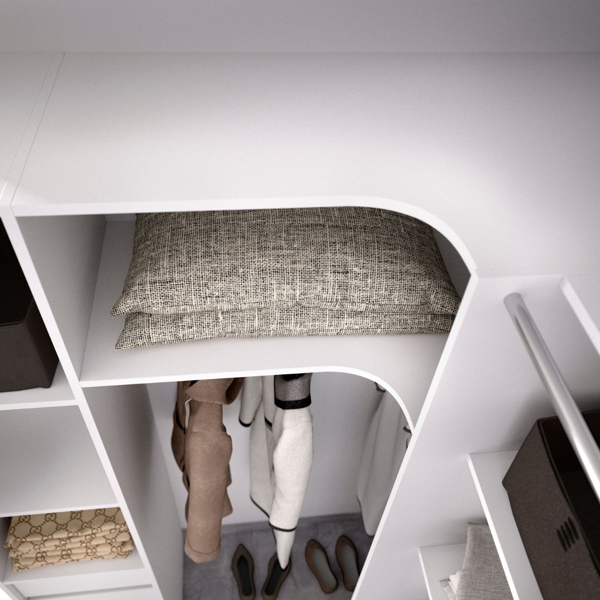 Armario-vestidor-Suit-reversible-2-cajones---3-barras---3-columnas-blanco-205x164-234x141-cm-detalle
