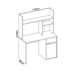 Mesa-de-escritorio-Bali-cajon---armario---3-compartimentos-blanco-154x110x50-cm-medidas
