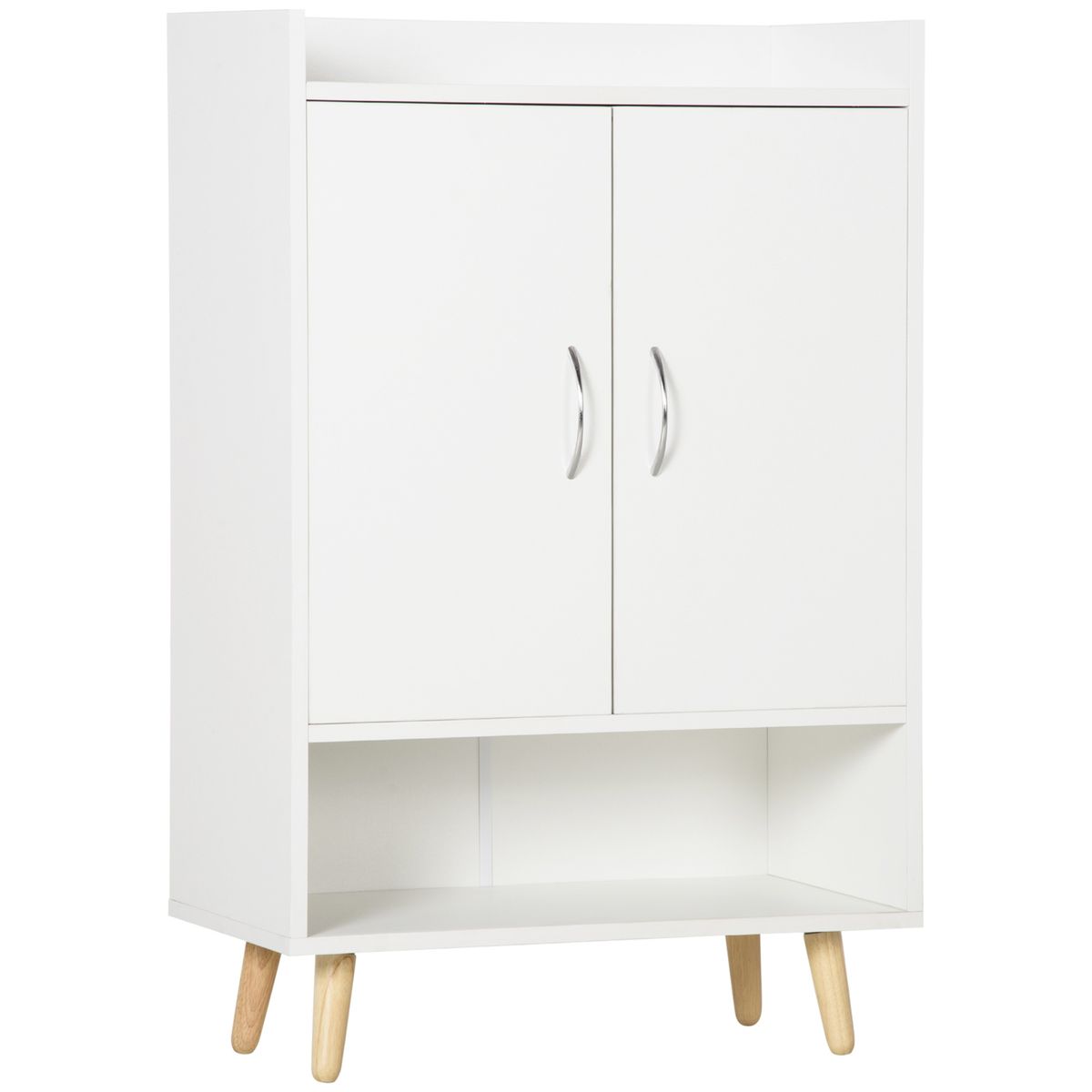Armario auxiliar Norley 4 estantes blanco 92x60x30 cm