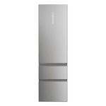 Frigorífico combi Haier HTW5620DNMG No Frost 414L diseño francés WiFi D inox 205 cm