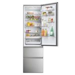 Frigorífico combi Haier HTW5620DNMG No Frost 414L diseño francés WiFi D inox 205 cm 2