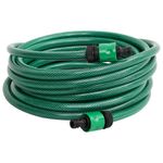 Manguera de exterior PVC con acopladores verde 50m 2