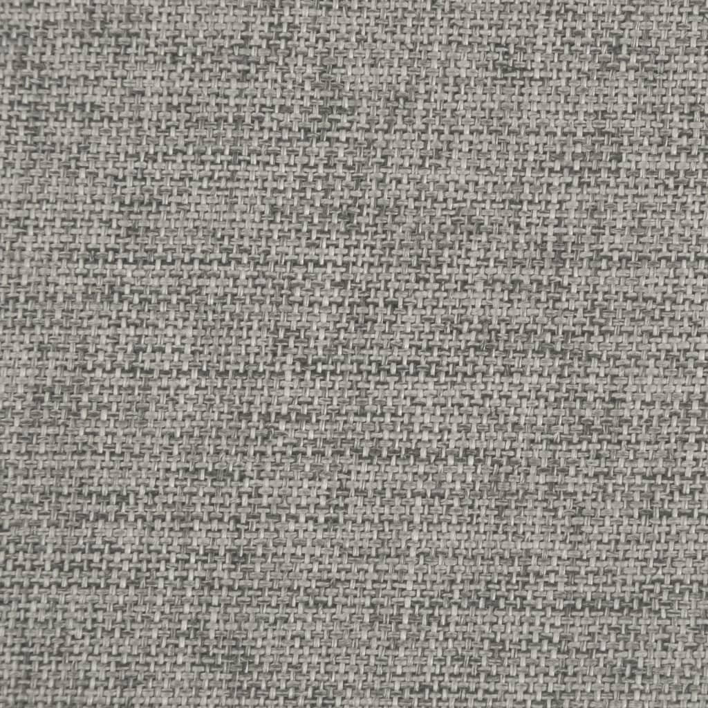 Pack de 2 taburetes altos con respaldo acolchado gris claro 114x43,5x52 cm