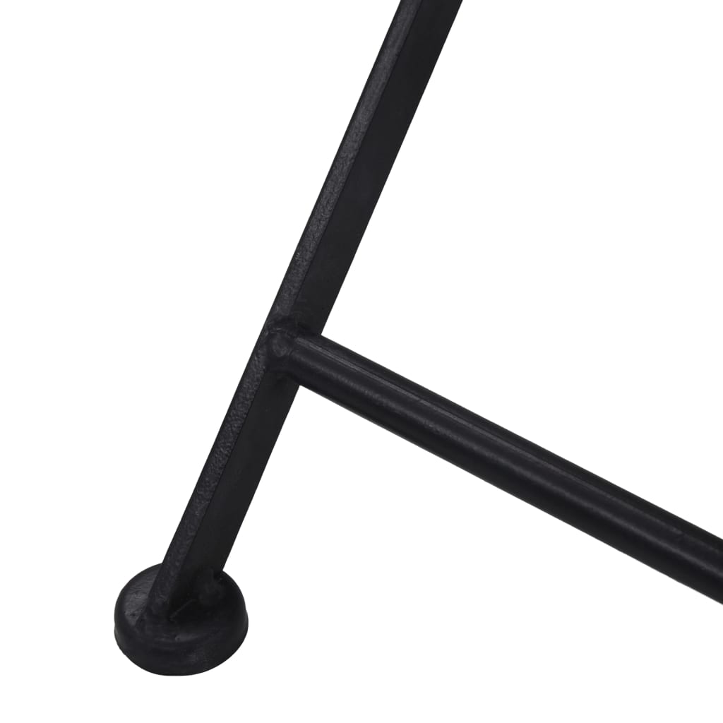 Pack de 2 sillas Bistró para exterior cerámica marrón 87x52x37 cm