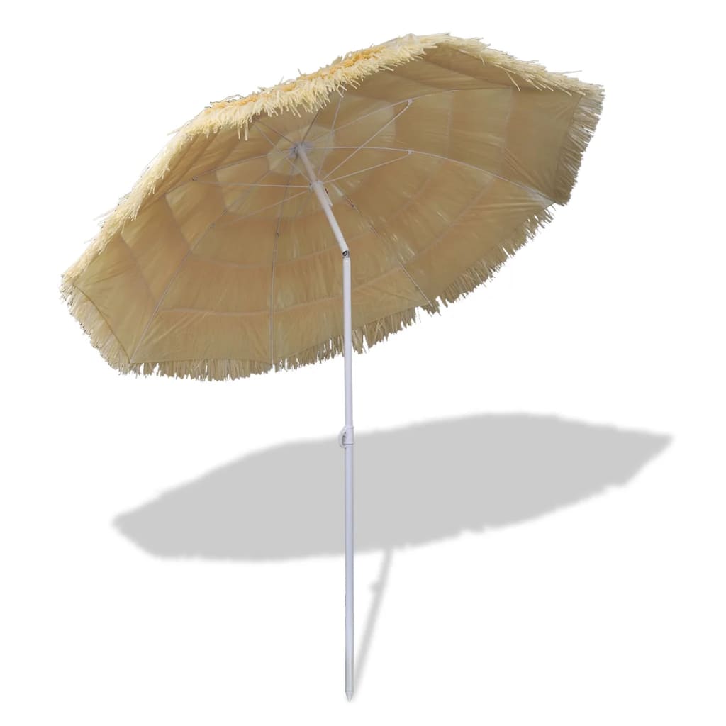 Sombrilla Hawái inclinable natural Ø160 cm