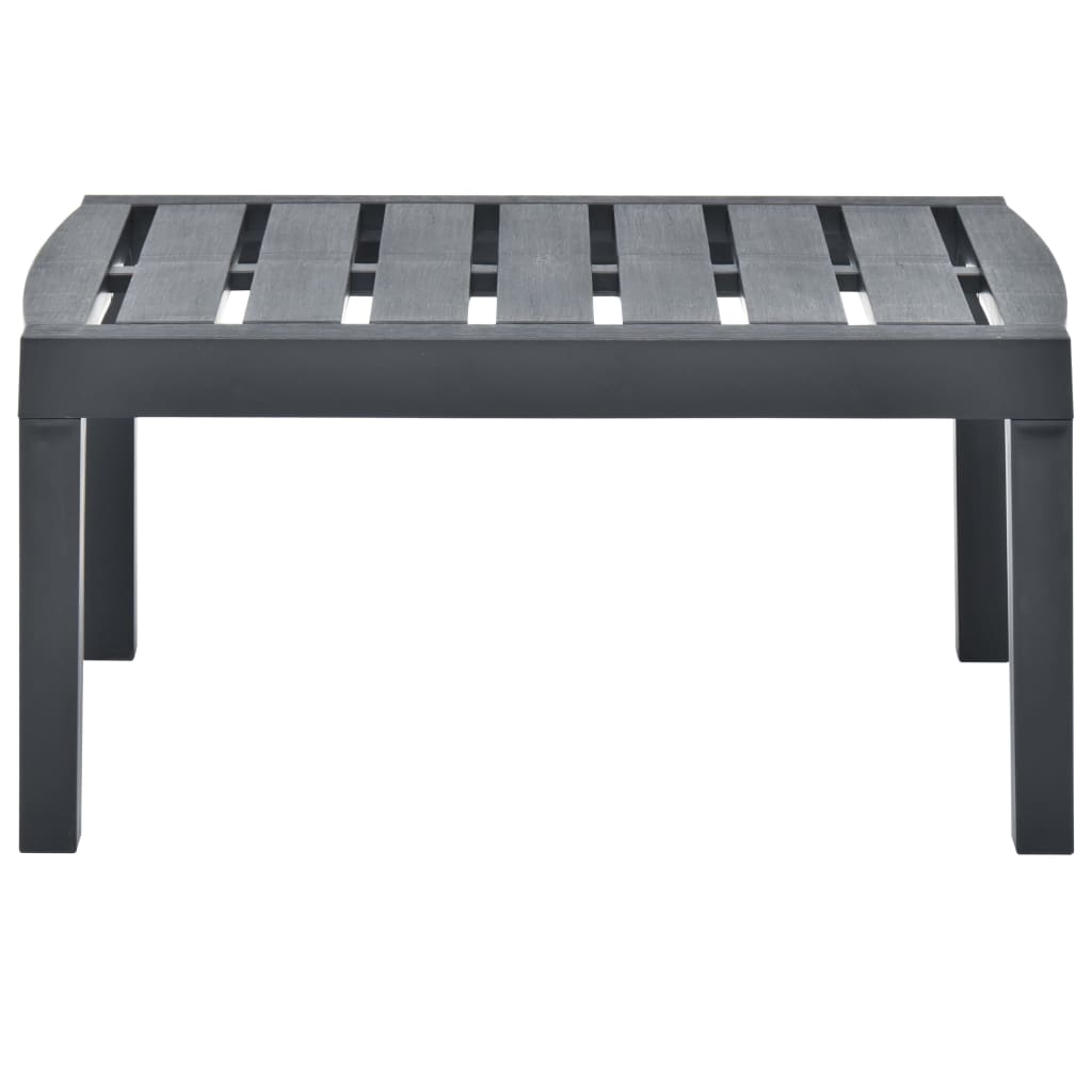 Mesa de exterior Brill antracita 38x78x55 cm