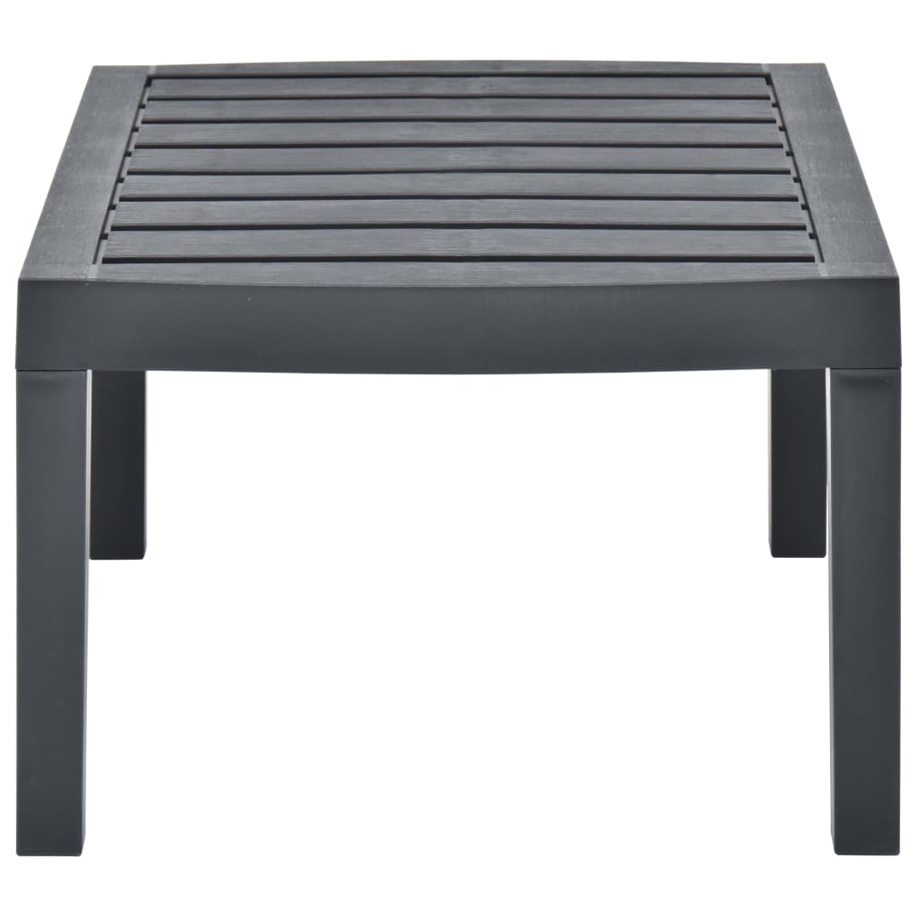 Mesa de exterior Brill antracita 38x78x55 cm