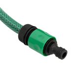 Manguera de exterior PVC con acopladores verde 10m 4