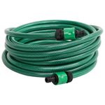 Manguera de exterior PVC con acopladores verde 30m 2