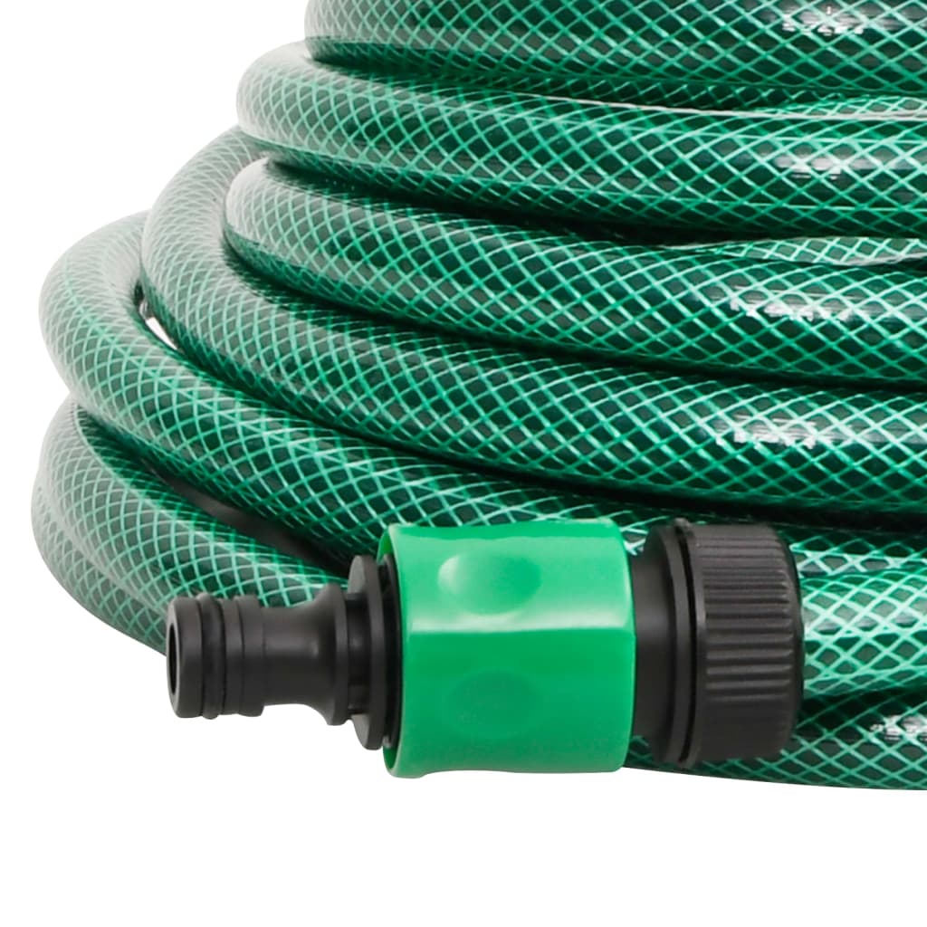 Manguera de exterior PVC con acopladores verde 30m 3