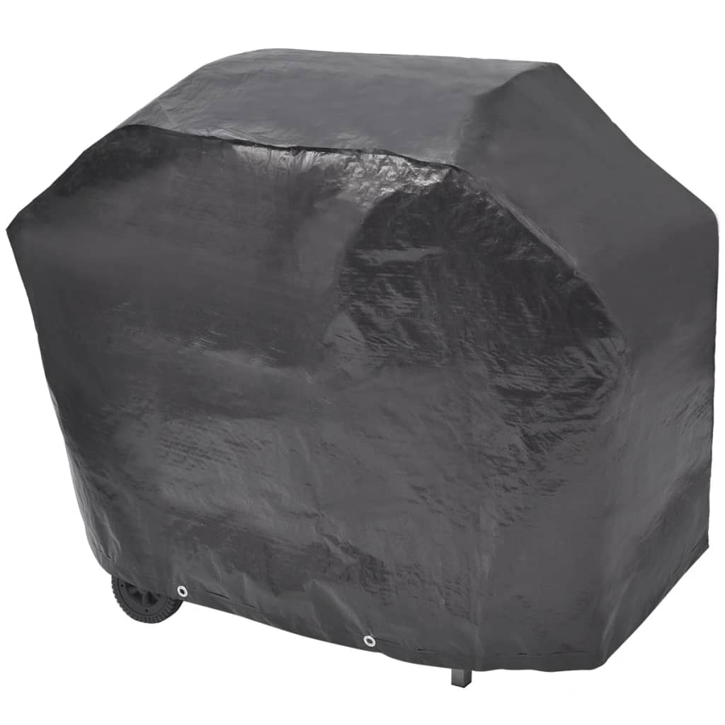 Barbacoa de gas con grill 4+1 zonas negro 97,7x104x55,4 cm