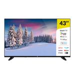 Televisor Smart TV JVC LT-43VU3300 4K UHD 43’’ Alexa + Ok Google F negro