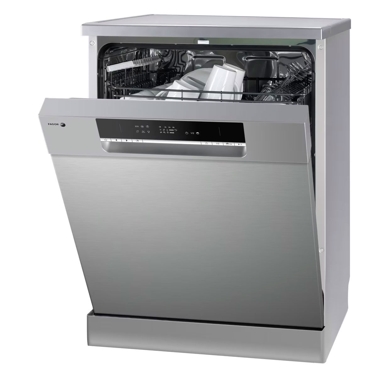Lavavajillas Fagor 4LVF-621X 12 cubiertos 6 programas E inox 60 cm 3