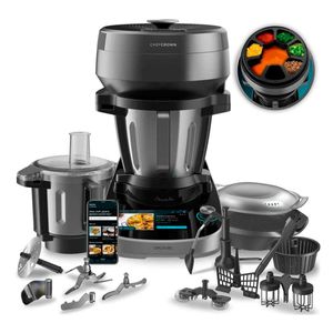 Robot de cocina Cecotec Mambo CooKing Total Gourmet 2200W ChefCrown 2 jarras WiFi inox