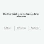 Robot de cocina Cecotec Mambo CooKing Total Gourmet 2200W ChefCrown 2 jarras WiFi inox 7