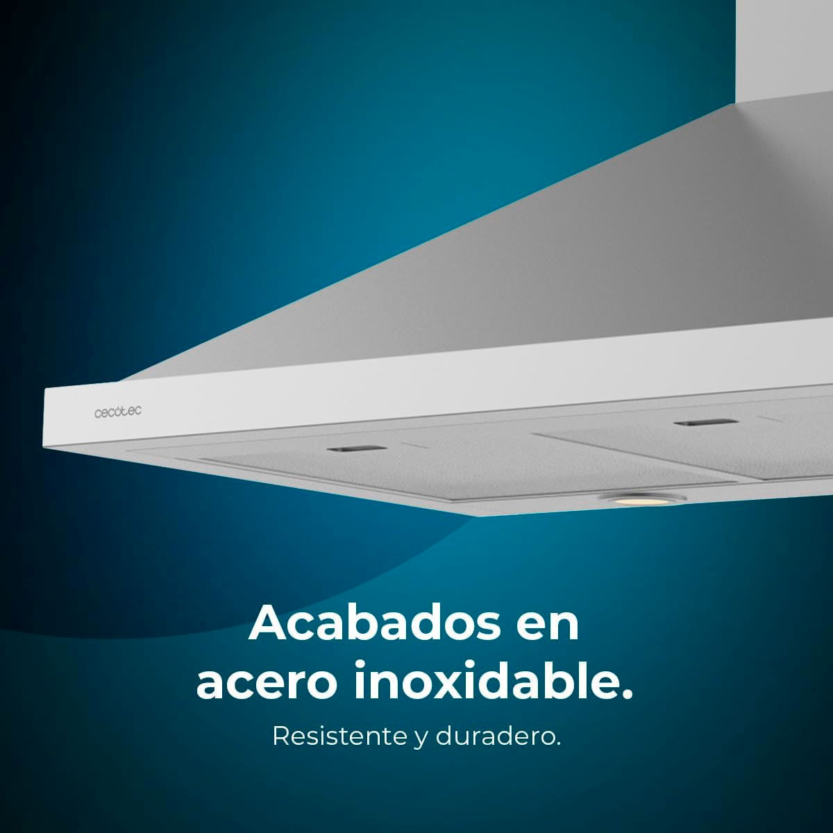 Campana piramidal Cecotec Bolero Flux PM 906500 Inox A 165W inox 90 cm 3